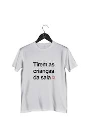 Camiseta Tirem As Crianças Da Sala - Mestre das Camisetas