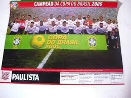 Mini Poster Paulista Campeão Da Copa Do Brasil 2005 Placar | Mercado Livre