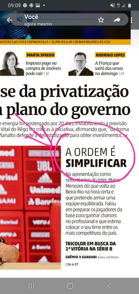 Significado de Simplificar